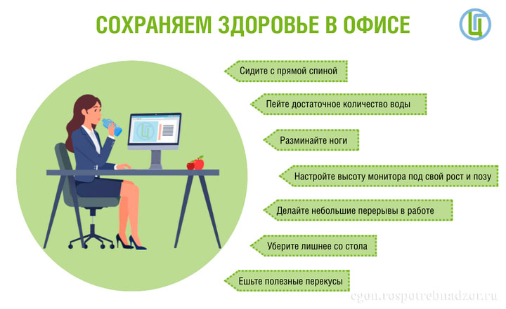 Сохраняем здоровье в офисе